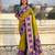 Mahendi color soft silk fabric woven designer girlie rich look saree