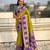 Olive woven zari traditional motifs work silk blend   