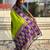 Parrot green color soft silk fabric woven designer girlie rich look saree