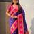Voilet color soft silk fabric woven designer girlie rich look saree