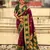 Wine color soft silk fabric woven designer girlie rich look saree