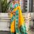 Yellow color soft silk fabric woven designer girlie rich look saree