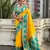 Yellow color soft silk fabric woven designer girlie rich look saree