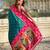 Rama color beautiful  woven lotus meenakari designer graceful ethnic saree