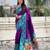 Purple color beautiful  woven lotus meenakari designer graceful ethnic saree