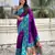 Purple color beautiful  woven lotus meenakari designer graceful ethnic saree