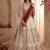 Radiant Off-White Sequins Silk Bridal Lehenga Choli With Double Dupatta