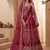 Timeless Pink Dori Work Silk Bridal Lehenga Choli With Double Dupatta