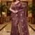 Maroon color manipuri silk sequins embroidered fancy saree