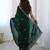 Green color fendy satin silk fabric designer bollywood style girlie saree