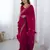 Pink color fendy satin silk fabric designer bollywood style girlie saree