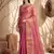 Wine color beautful woven designer ethnic partywear saree