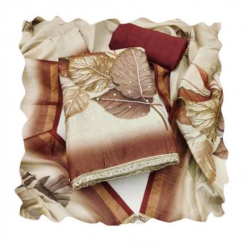 Off white color simmer cotton fabric designer salwar kameez with elegant hand work 4