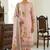 Pink color simmer cotton fabric designer salwar kameez with elegant hand work