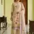 Beige color simmer cotton fabric designer salwar kameez with elegant hand work