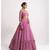 PINK Designer Faux Georgette Lehenga Choli with Heavy Sequin & Zari Embroidery Work and Net Dupatta