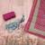Beautiful pink color linen cotton fabric designer salwar kameez for girls