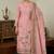 Pink color smart and elegant lilen cotton salwar kameez