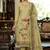 Beige color smart and elegant lilen cotton salwar kameez