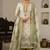 Off white color smart and elegant lilen cotton salwar kameez