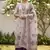 Off white color smart and elegant lilen cotton salwar kameez
