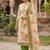 Off white color smart and elegant lilen cotton salwar kameez