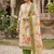 Off white color smart and elegant lilen cotton salwar kameez