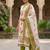 Off white color smart and elegant lilen cotton salwar kameez