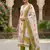 Off white color smart and elegant lilen cotton salwar kameez