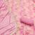 Pink color beautiful printed designer modal silk salwar suit