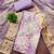 Lavender color beautiful printed designer modal silk salwar suit
