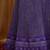 Women's Purple Premium Georgette Embroidered Semi-Stitched Lehenga Choli with Dupatta