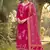 Pink color viscose georgette designer printed ethnic salwar kameez
