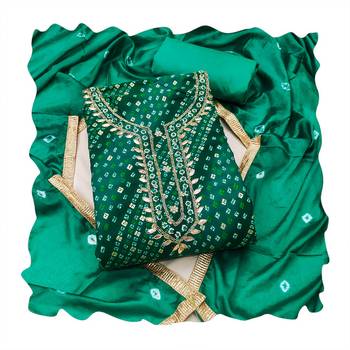 Rama color cotton designer printed ethnic salwar kameez 2