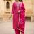 Pink color cotton designer printed ethnic salwar kameez
