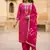 Pink color cotton designer printed ethnic salwar kameez