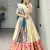 Firozi Color Zari Weaving Work Paithani Silk Lehenga Choli With Unstitched Blouse