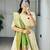 Green Color Zari Weaving Work Paithani Silk Lehenga Choli With Unstitched Blouse