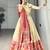 Pink Color Zari Weaving Work Paithani Silk Lehenga Choli With Unstitched Blouse