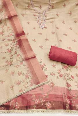 Maroon color beautiful lilen cotton smart and ethnic salwar suit for trendy girls 3
