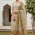 Brown color beautiful lilen cotton smart and ethnic salwar suit for trendy girls
