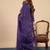 Purple women kurta pant dupatta set