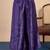 Purple women kurta pant dupatta set