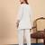 White women khadi cotton kurta pant set