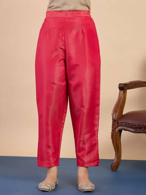 Pink women kurta pant dupatta set 4
