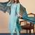 Blue women kurta pant dupatta set