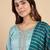 Blue women kurta pant dupatta set