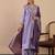 Lavender women kurta pant dupatta set