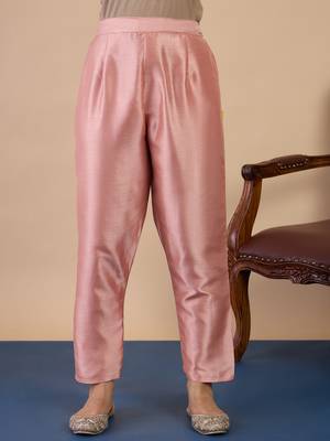 Peach women kurta pant dupatta set 4