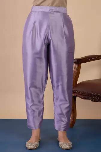 Lavender women kurta pant dupatta set